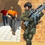 Cover Image of Anti-Terrorist Shooting Mission v14.6 MOD APK (God Mode, Dumb Enemy)