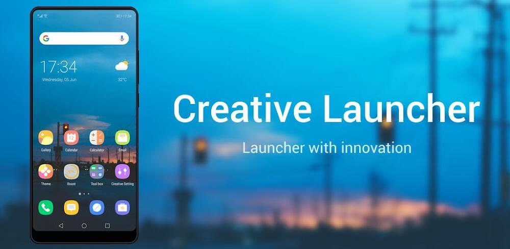 Cover Image of Creative Launcher v8.6 MOD APK (Premium Unlocked)