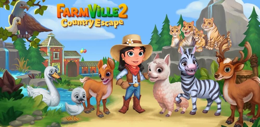 Cover Image of FarmVille 2: Country Escape v26.2.89 MOD APK (Free Shopping, Unlock, Keys)