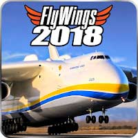 Cover Image of Flight Simulator 2018 FlyWings 2.2.4 (Full) Apk + Data for Android