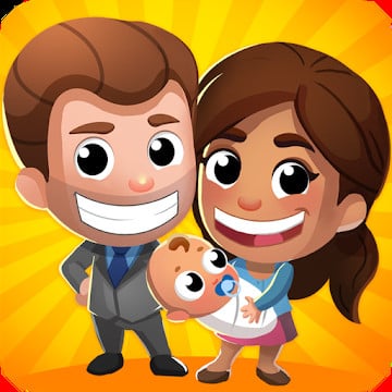Cover Image of Idle Family Sim v1.1.1 MOD APK (Unlimited Money/Hearts)