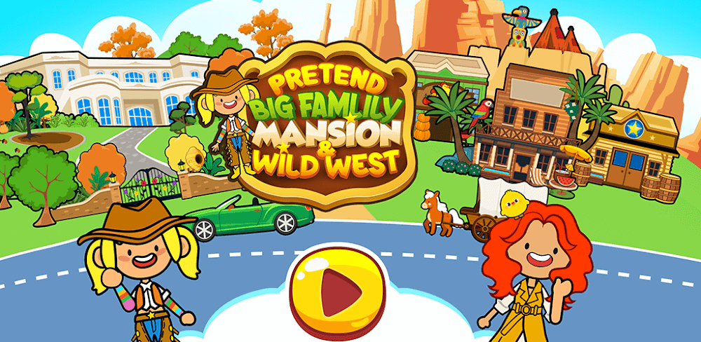 Cover Image of My Pretend Family Mansion v4.3 MOD APK (Unlock All Content)