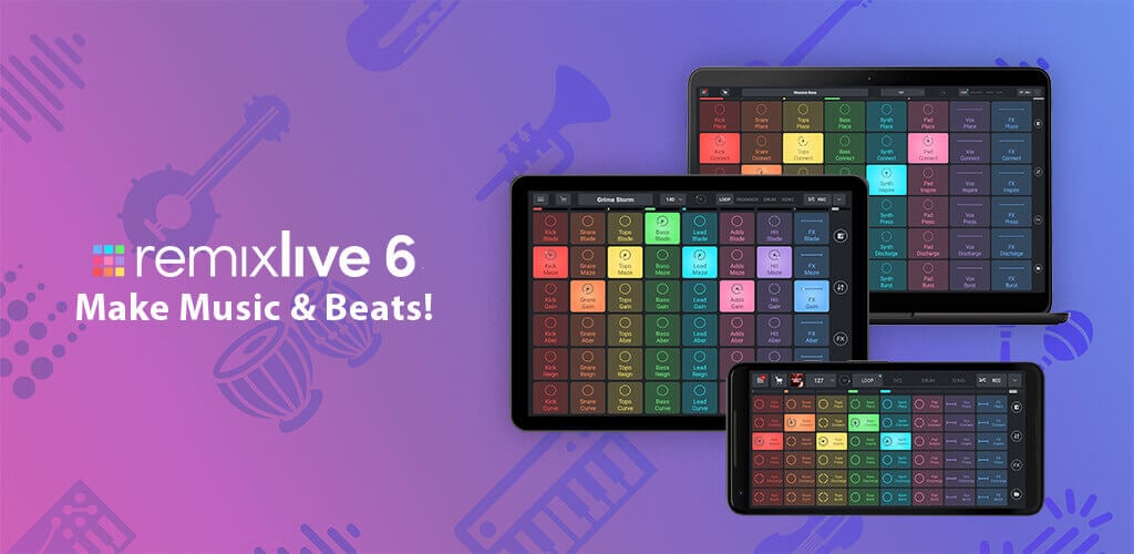 Cover Image of Remixlive v8.2.3 MOD APK (Premium Unlocked)