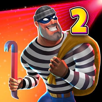 Cover Image of Robbery Madness 2 v2.1.0 MOD APK (Unlimited Money)