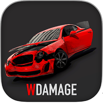 Cover Image of WDAMAGE: Car Crash Engine v142 MOD APK + OBB (AD-Free/Unlocked) Download