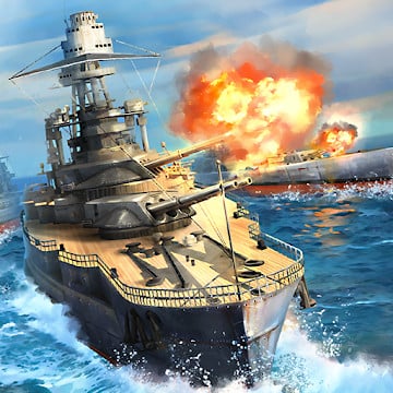 Cover Image of Warships Universe: Naval Battle v0.8.2 MOD APK (Unlimited Money) Download