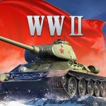 Cover Image of World War 2: Strategy Battle v706 MOD APK (Unlimited Money, Medals)