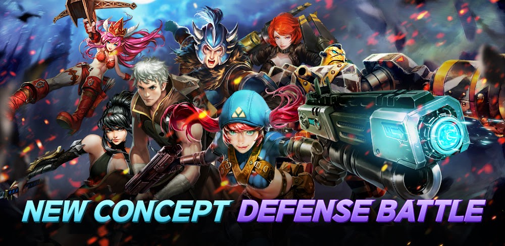 Cover Image of efence Rivals: Tower War v1.1.16 MOD APK (Unlimited Gem, Energy)